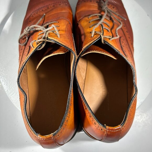 Moretti Gold Label COVENT Mens Leather Dress Shoes Size 14 Brown Lace LIGHT USE main image 4